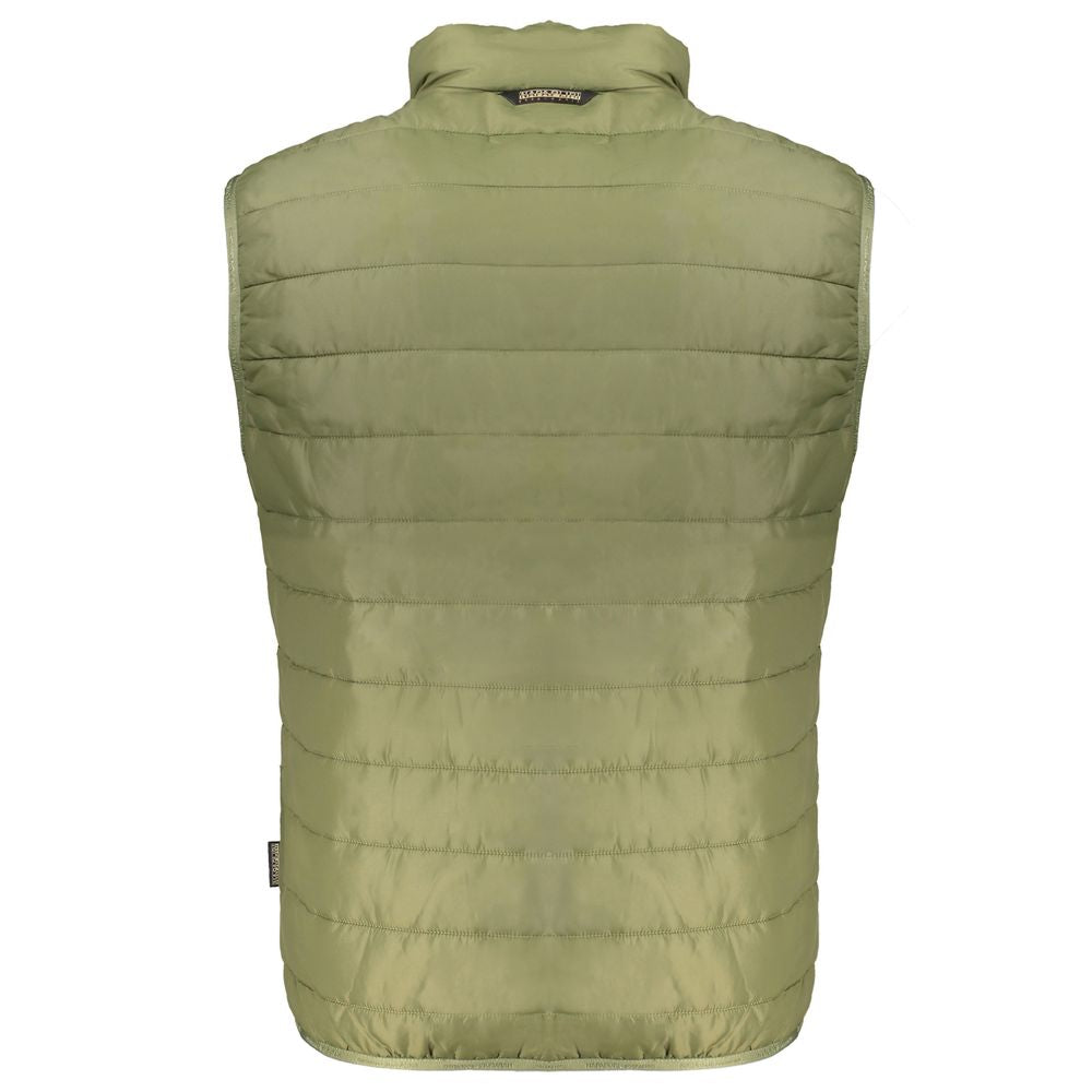 Napapijri Sleeveless Contrast Detail Zip Jacket LUNESCAPE