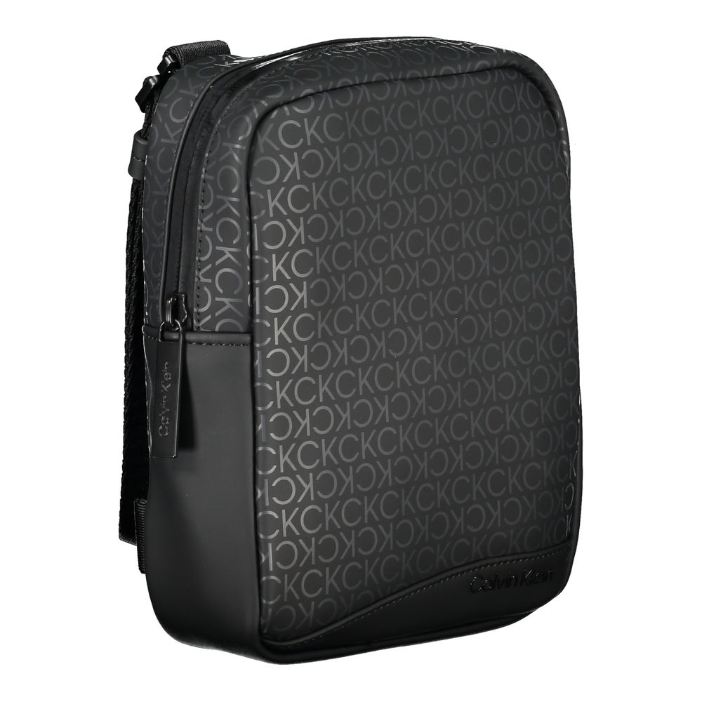 Calvin Klein Black Polyester Men Shoulder Bag
