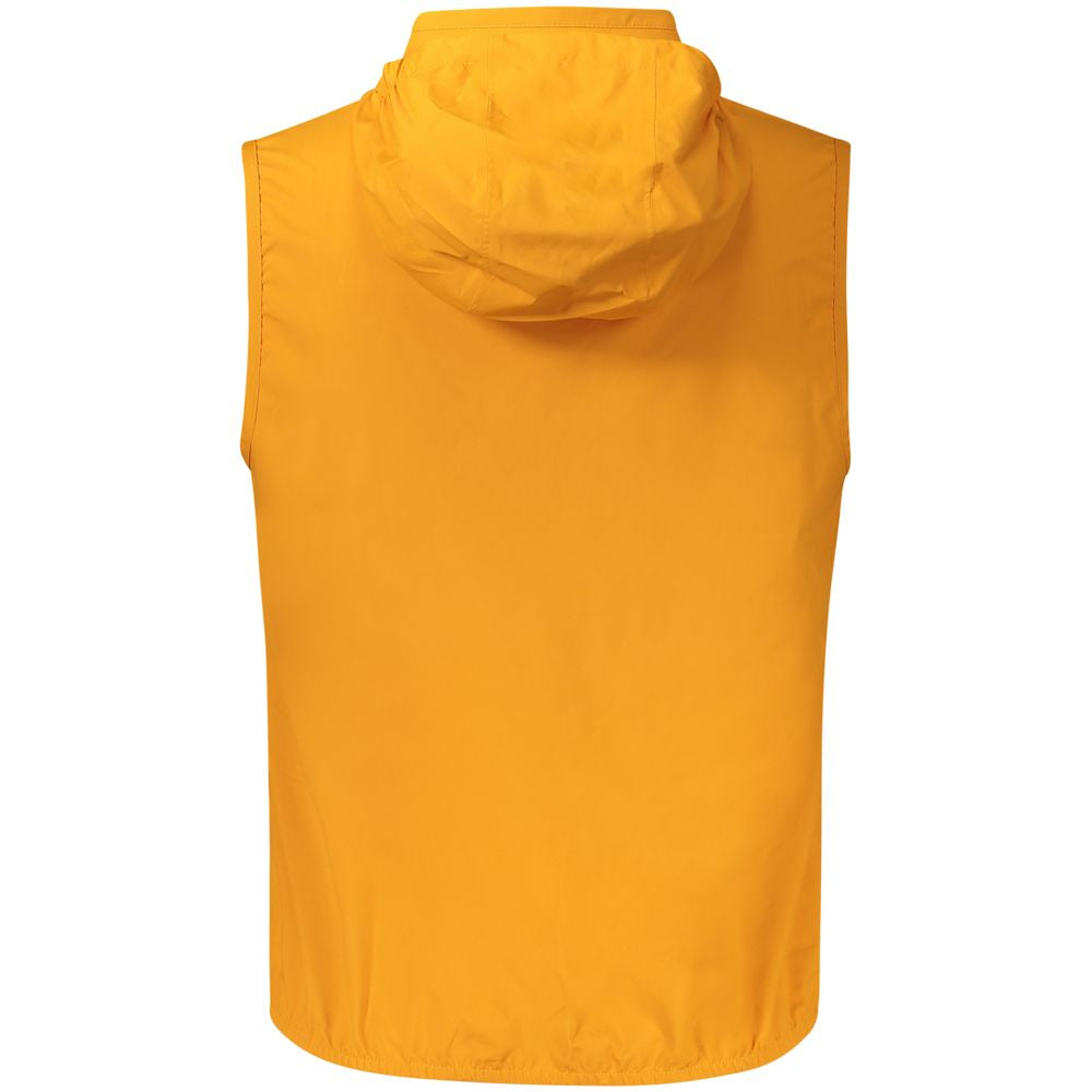 K-WAY Orange Polyester Men Jacket LUNESCAPE