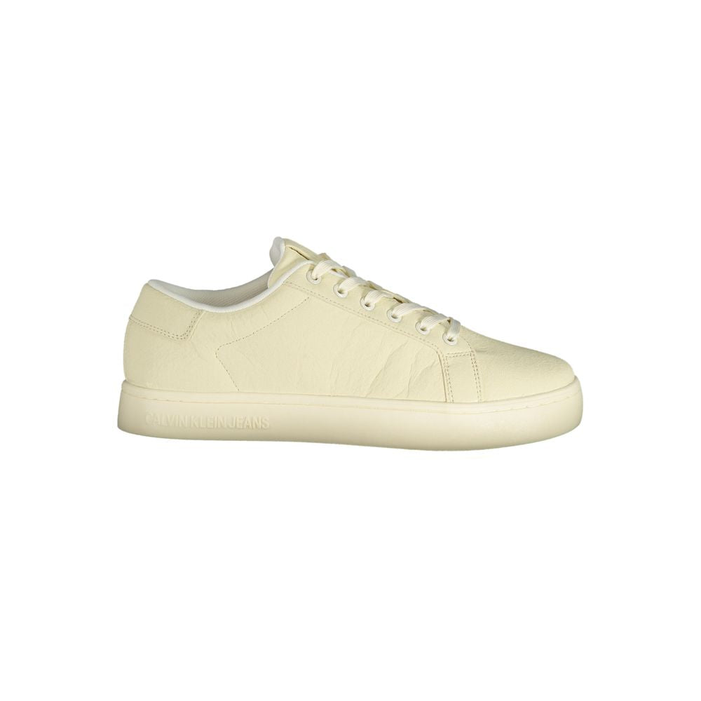 Calvin Klein White Polyester Men Sneaker LUNESCAPE