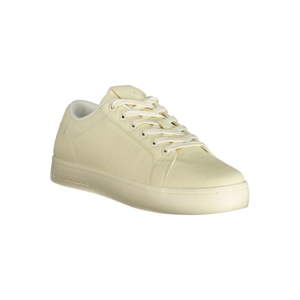 Calvin Klein White Polyester Men Sneaker LUNESCAPE