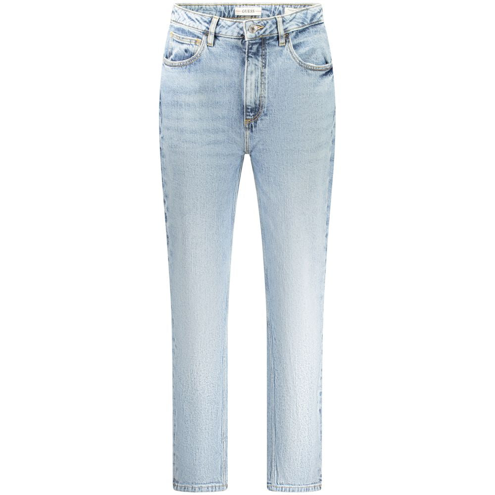 Guess Jeans Light Blue Cotton Women Jeans LUNESCAPE