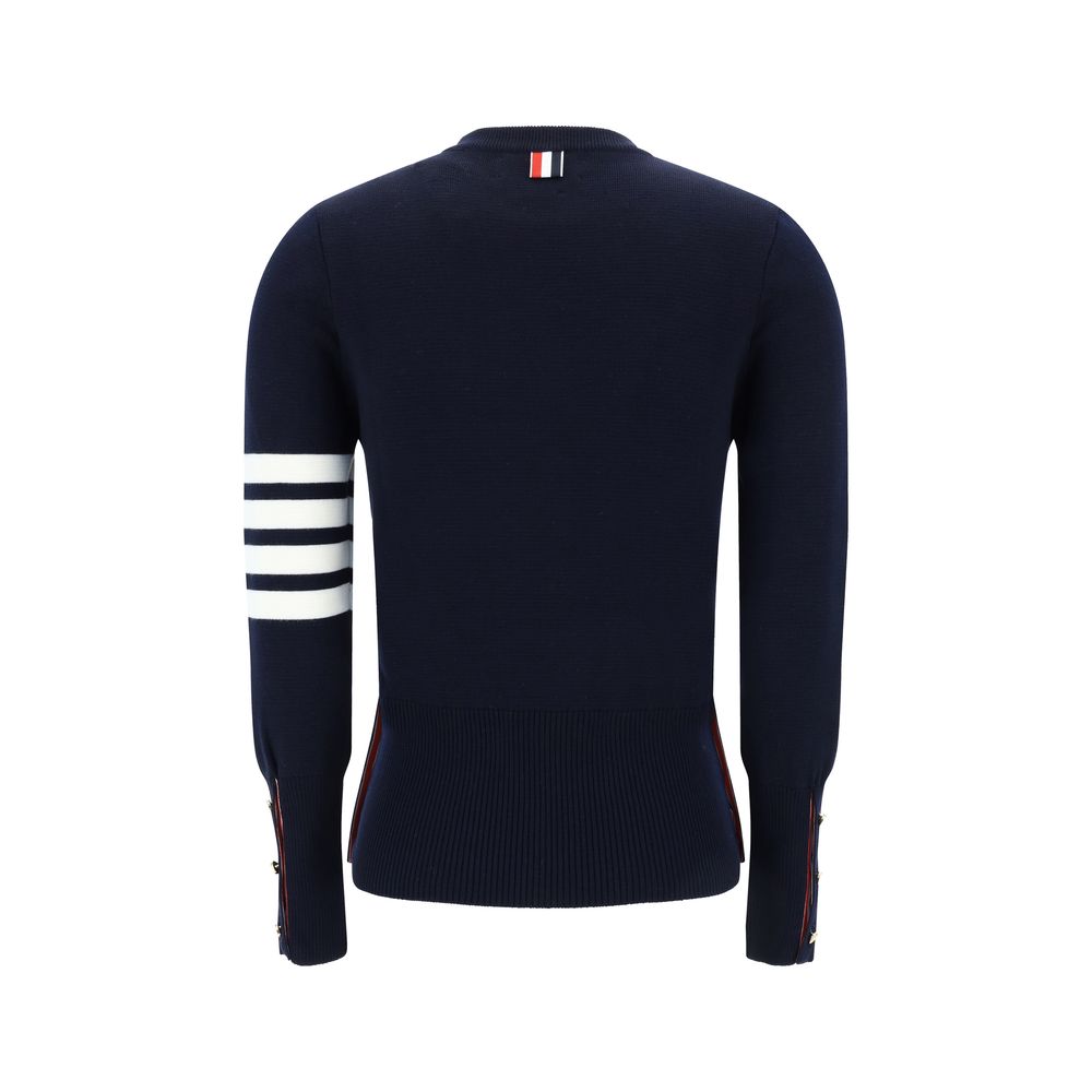 Thom Browne Blue Wool Oves Aries Sweatshirt