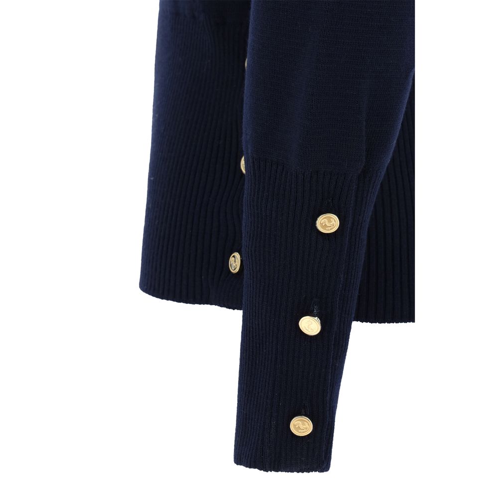 Thom Browne Blue Wool Oves Aries Sweatshirt