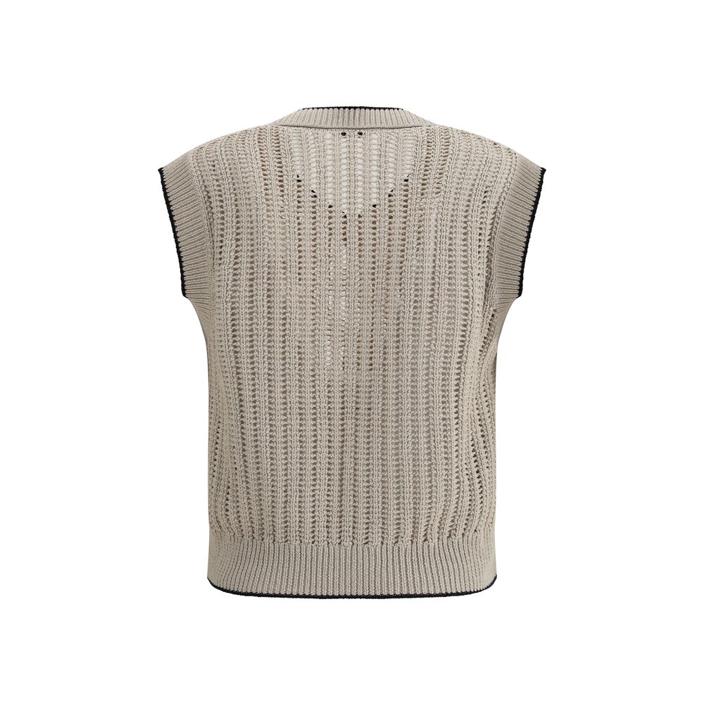 Brunello Cucinelli Knitted Vest LUNESCAPE