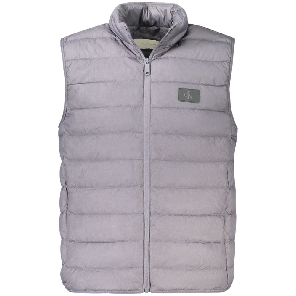 Calvin Klein Gray Polyamide Men Jacket LUNESCAPE