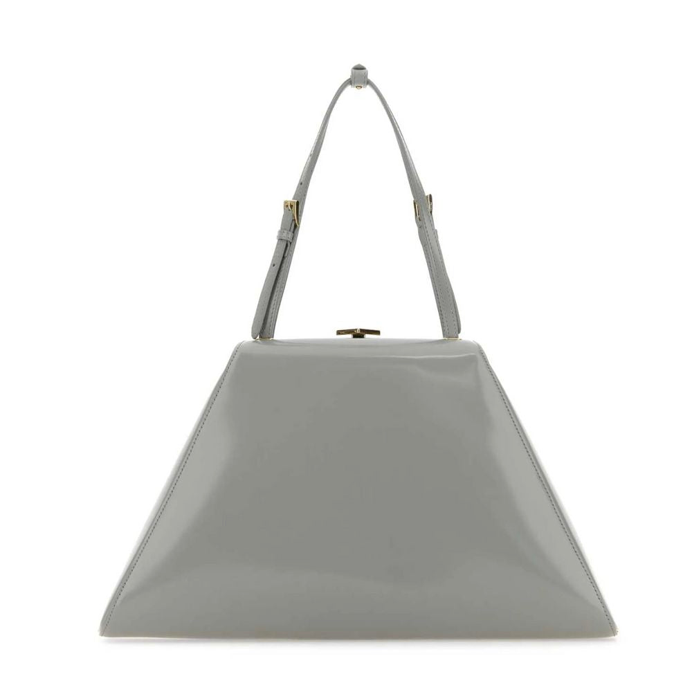 Prada Gray Leather Handbag LUNESCAPE