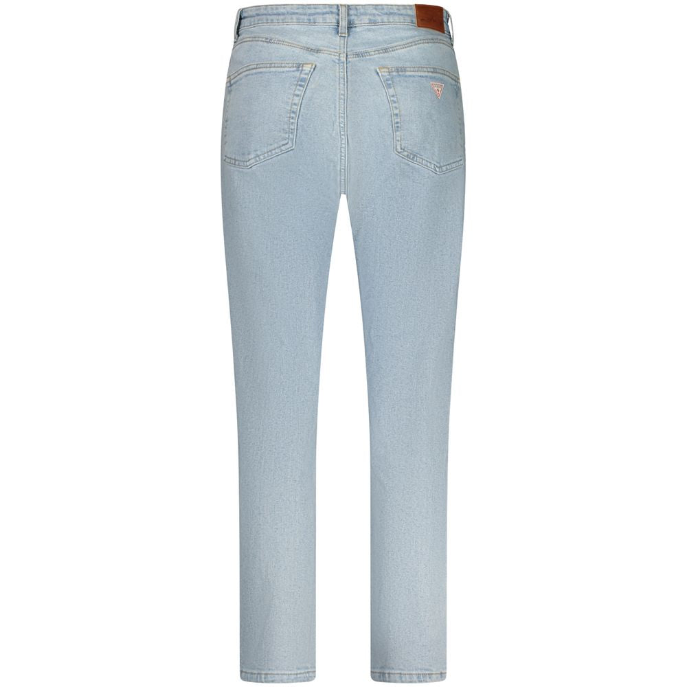Guess Jeans Light Blue Cotton Women Skinny Jean LUNESCAPE