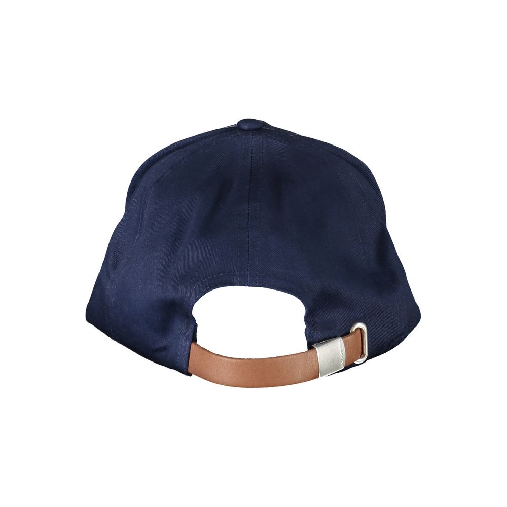 La Martina Blue Cotton Men Baseball Cap