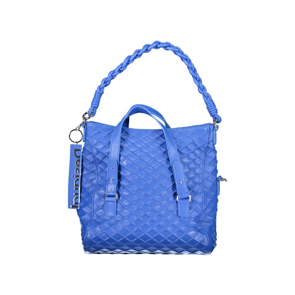 Desigual Blue Polyethylene Women Handbag LUNESCAPE
