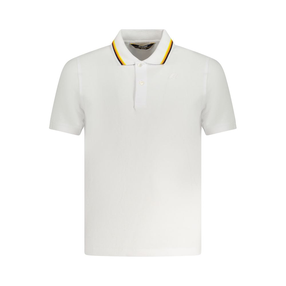 K-WAY White Cotton Polo Shirt LUNESCAPE