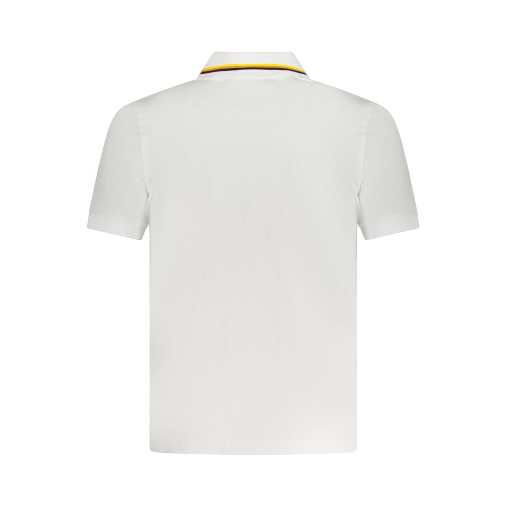 K-WAY White Cotton Polo Shirt LUNESCAPE