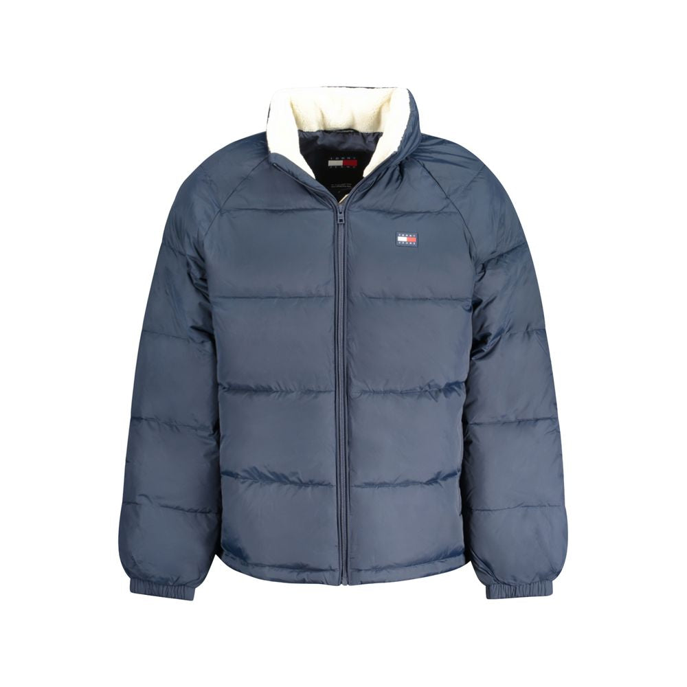 Tommy Hilfiger Blue Recycled Polyester Men Jacket LUNESCAPE