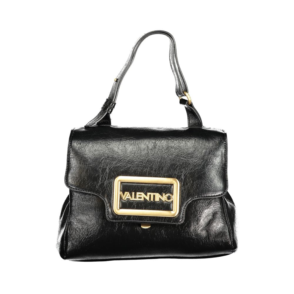 Mario Valentino Black Polyethylene Women Handbag LUNESCAPE