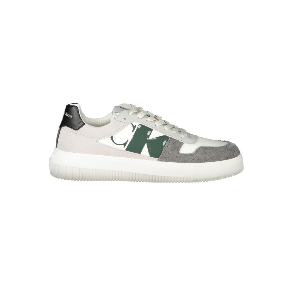 Calvin Klein White Polyethylene Men Sneaker LUNESCAPE