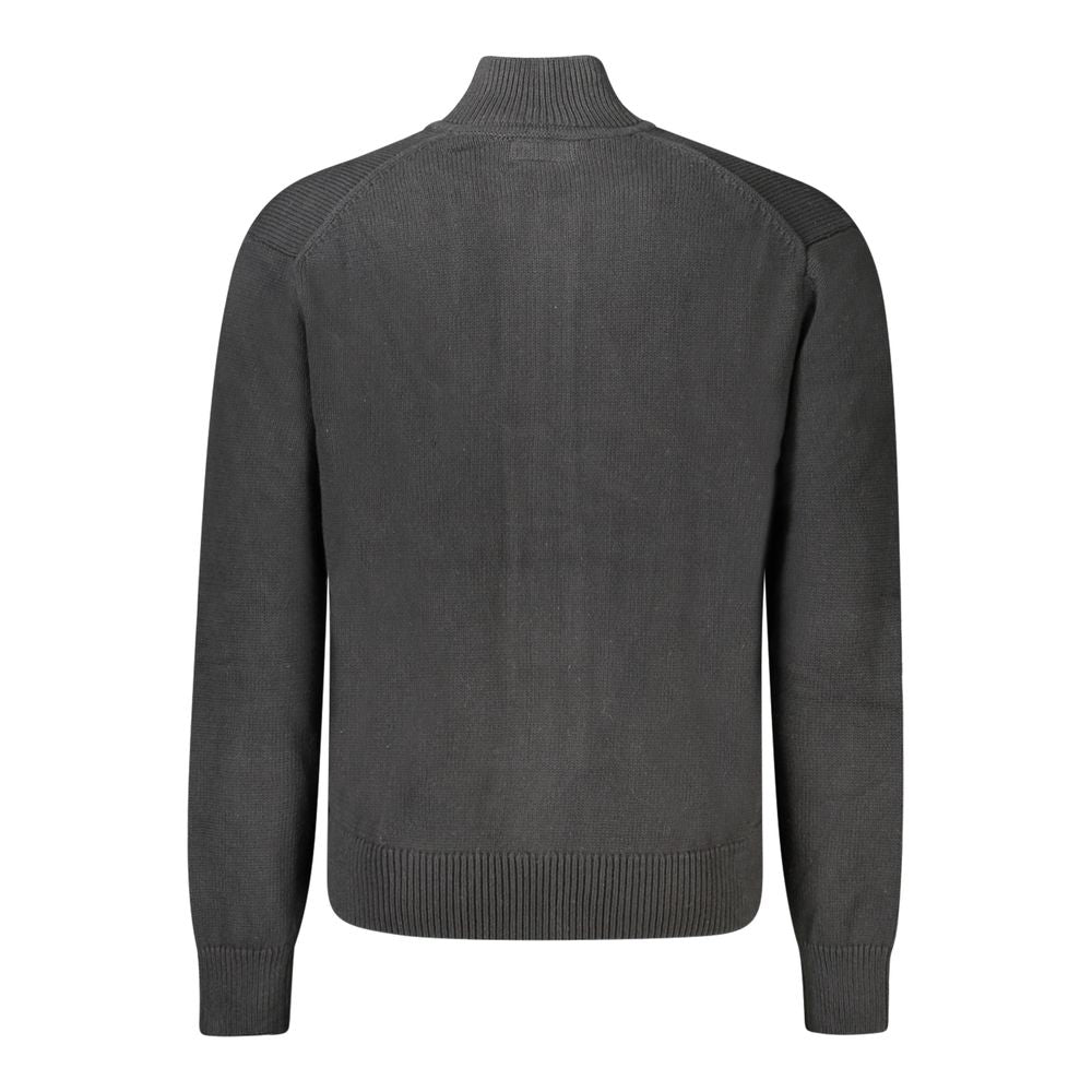 Guess Jeans Black Cotton Men Sweater LUNESCAPE
