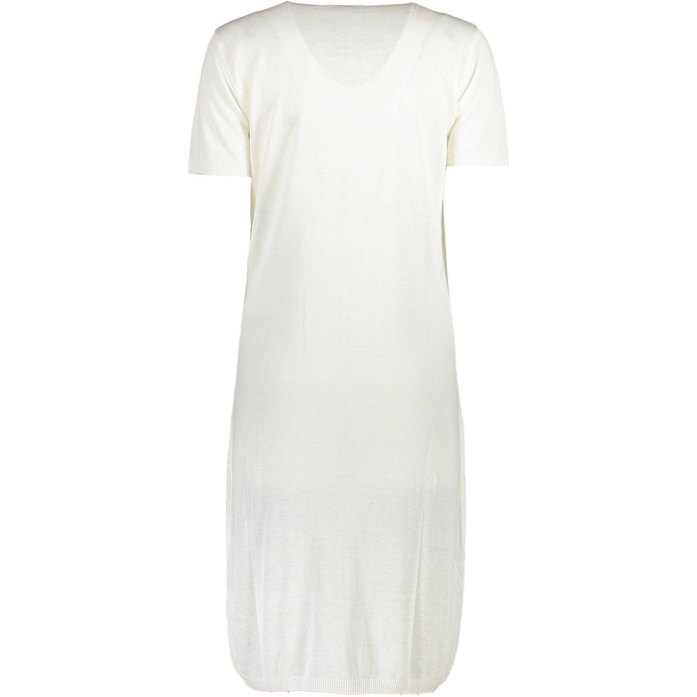 Cavalli Class White Viscose Women Dress LUNESCAPE