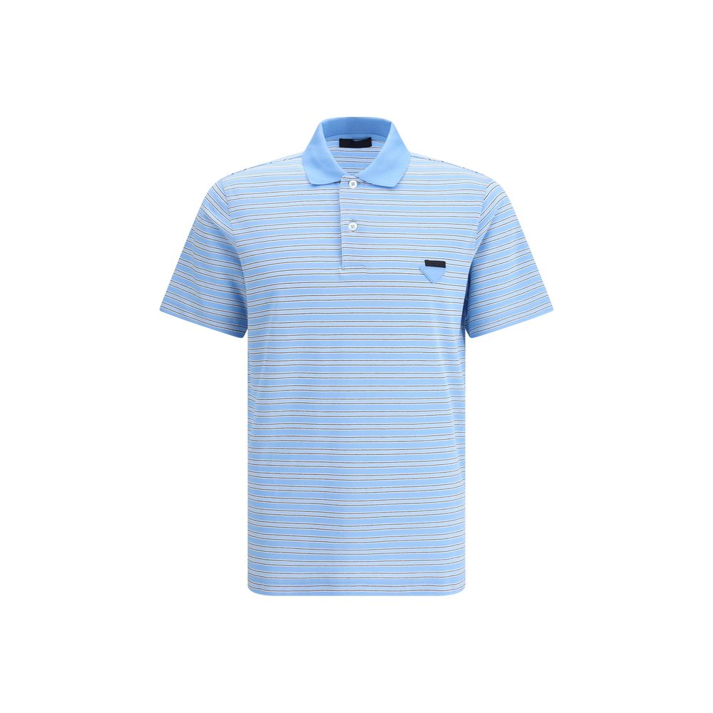 Prada Striped Polo Sweater LUNESCAPE