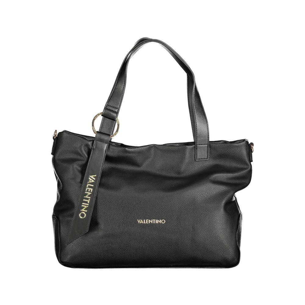 Mario Valentino Black Polyethylene Women Handbag LUNESCAPE