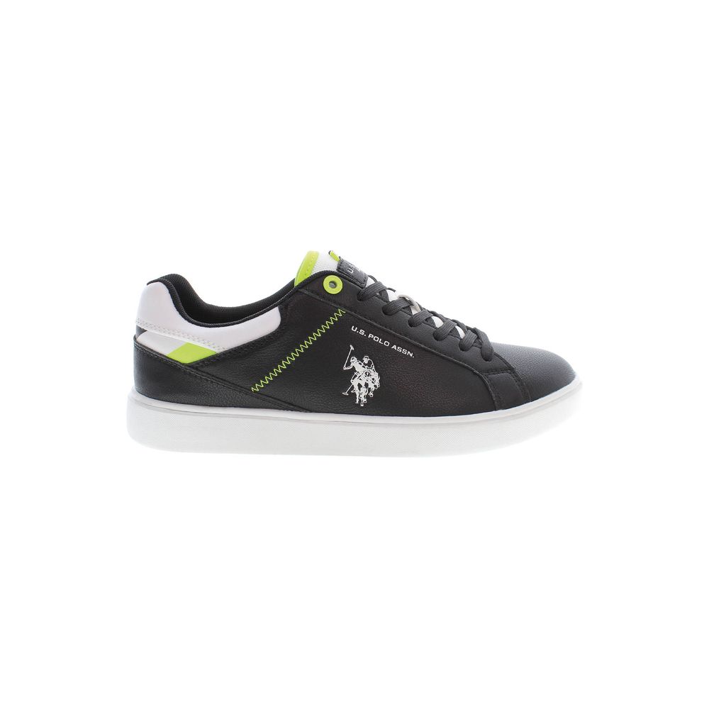 U.S. POLO ASSN. Black Polyester Men Sneaker LUNESCAPE