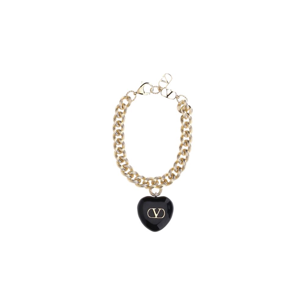 Valentino Garavani Coeur Royal chain Bracelet LUNESCAPE