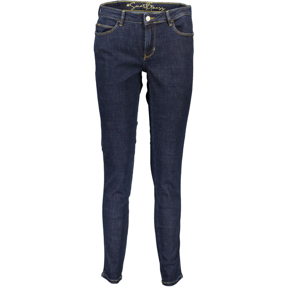 Guess Jeans Blue Cotton Women Jeans LUNESCAPE