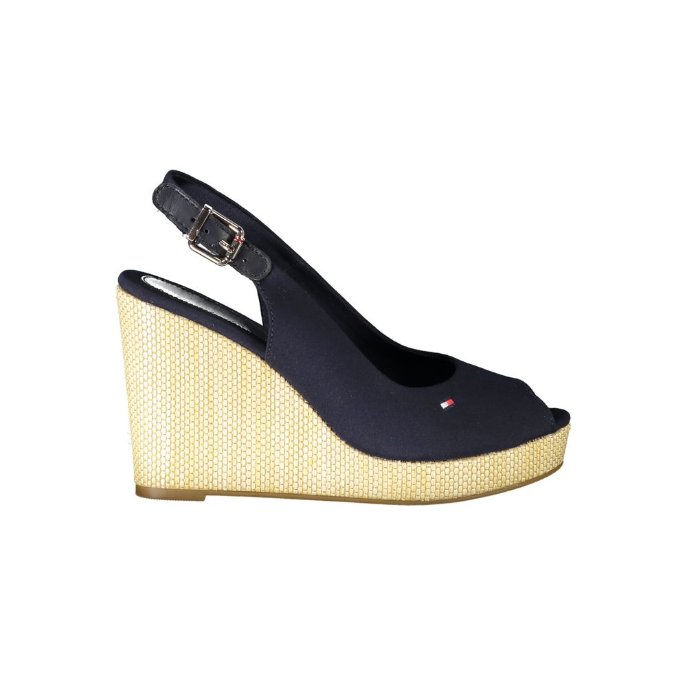 Tommy Hilfiger Blue Cotton Sandal LUNESCAPE