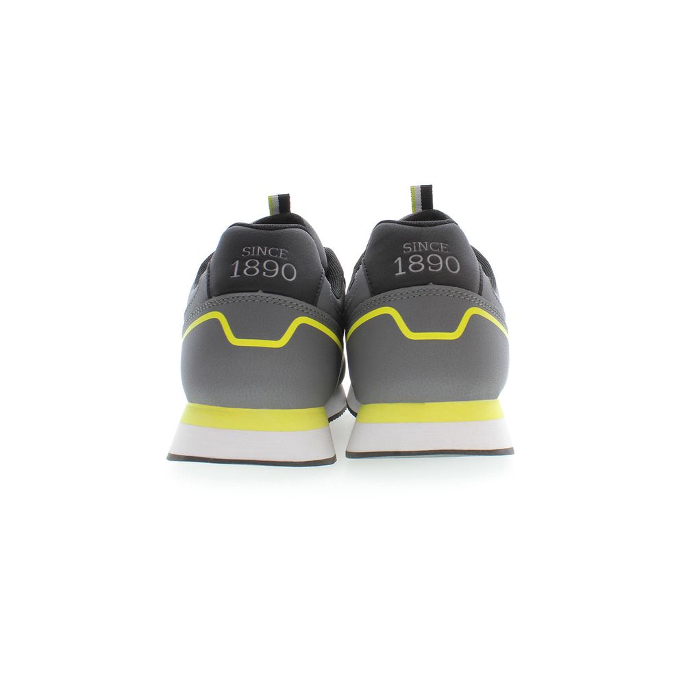 U.S. POLO ASSN. Grey Polyester Men's Sneaker