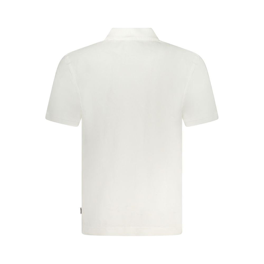 Wrangler White Cotton Polo Shirt LUNESCAPE