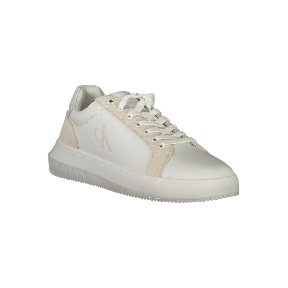 Calvin Klein White Polyethylene Men Sneaker LUNESCAPE