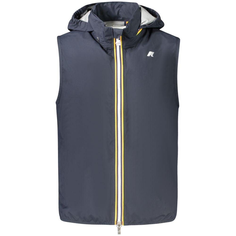 K-WAY Blue Polyester Jacket LUNESCAPE