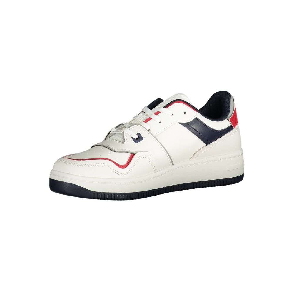 Tommy Hilfiger White Leather Men Sneaker LUNESCAPE