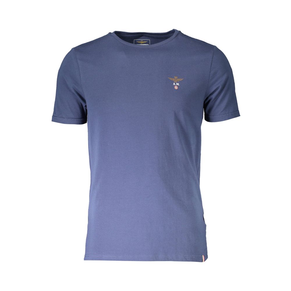 Aeronautica Militare Blue Cotton Men Underwear Shirt LUNESCAPE