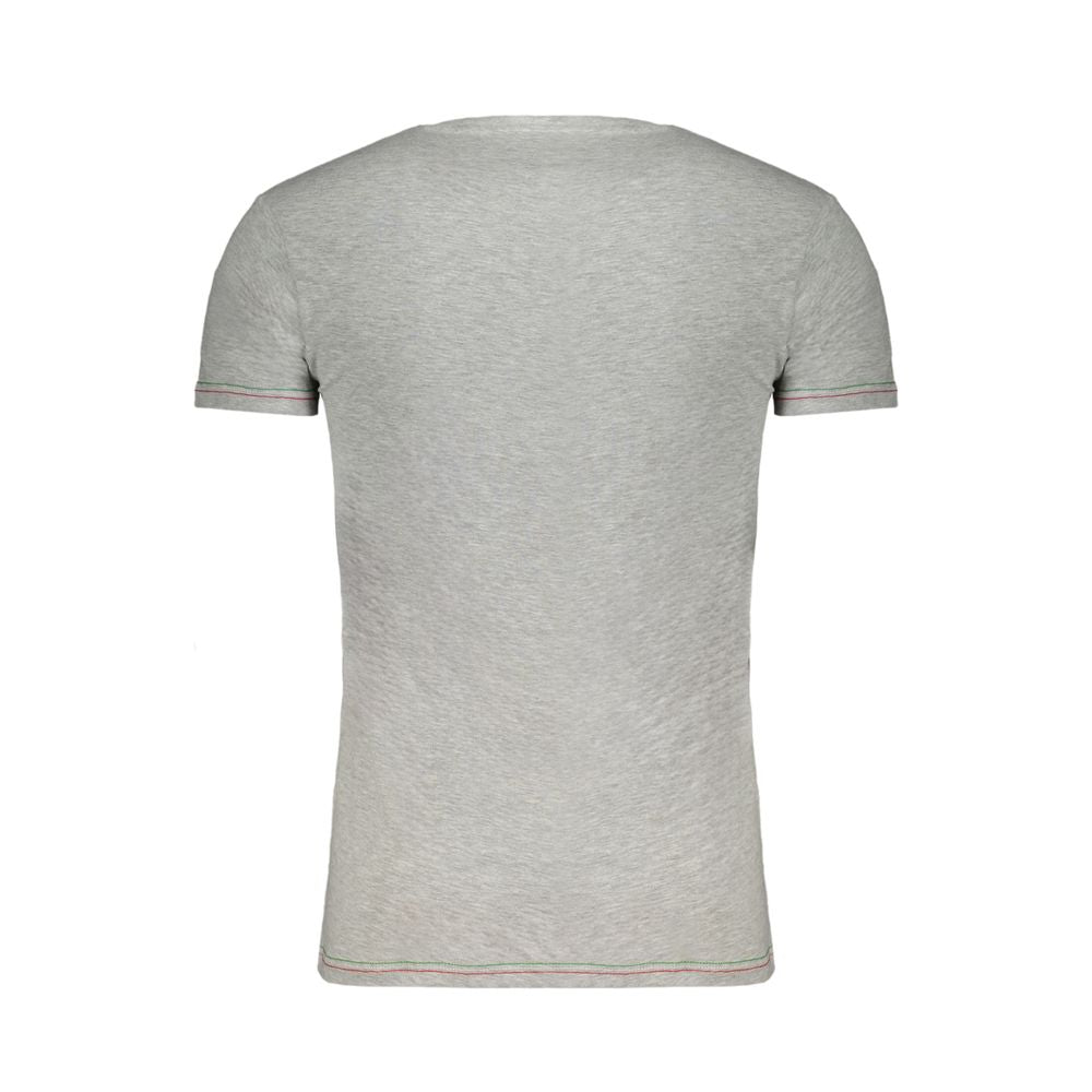 Aeronautica Militare Brown Cotton Men T-Shirt LUNESCAPE