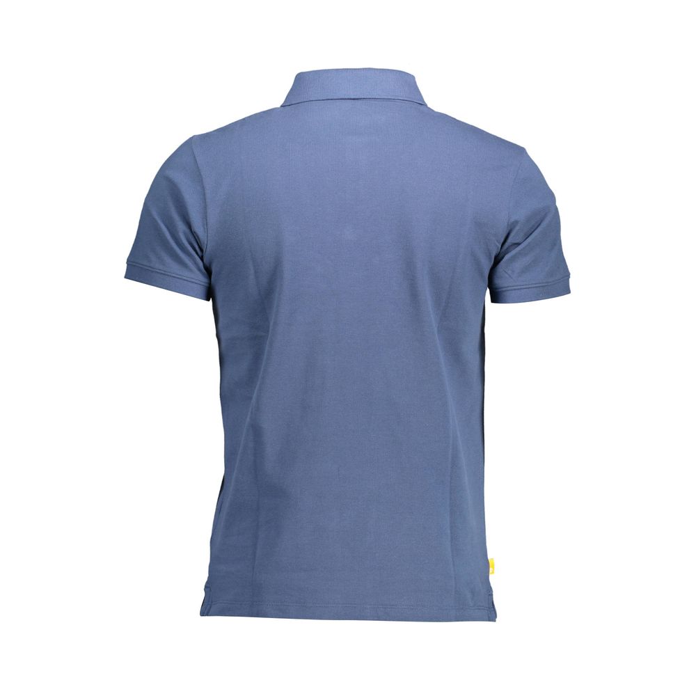 Timberland Blue Cotton Men Polo Shirt LUNESCAPE