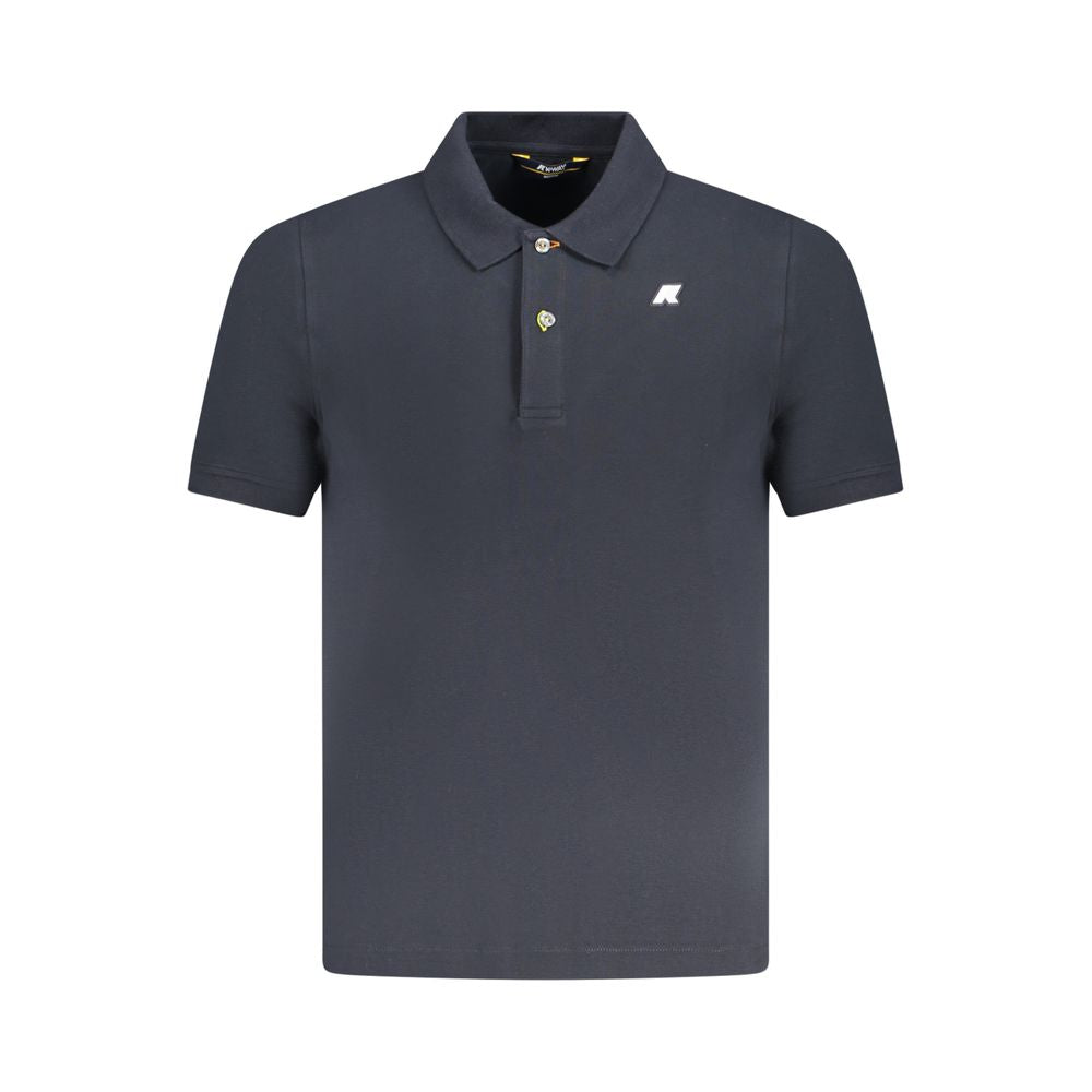 K-WAY Blue Cotton Polo Shirt LUNESCAPE