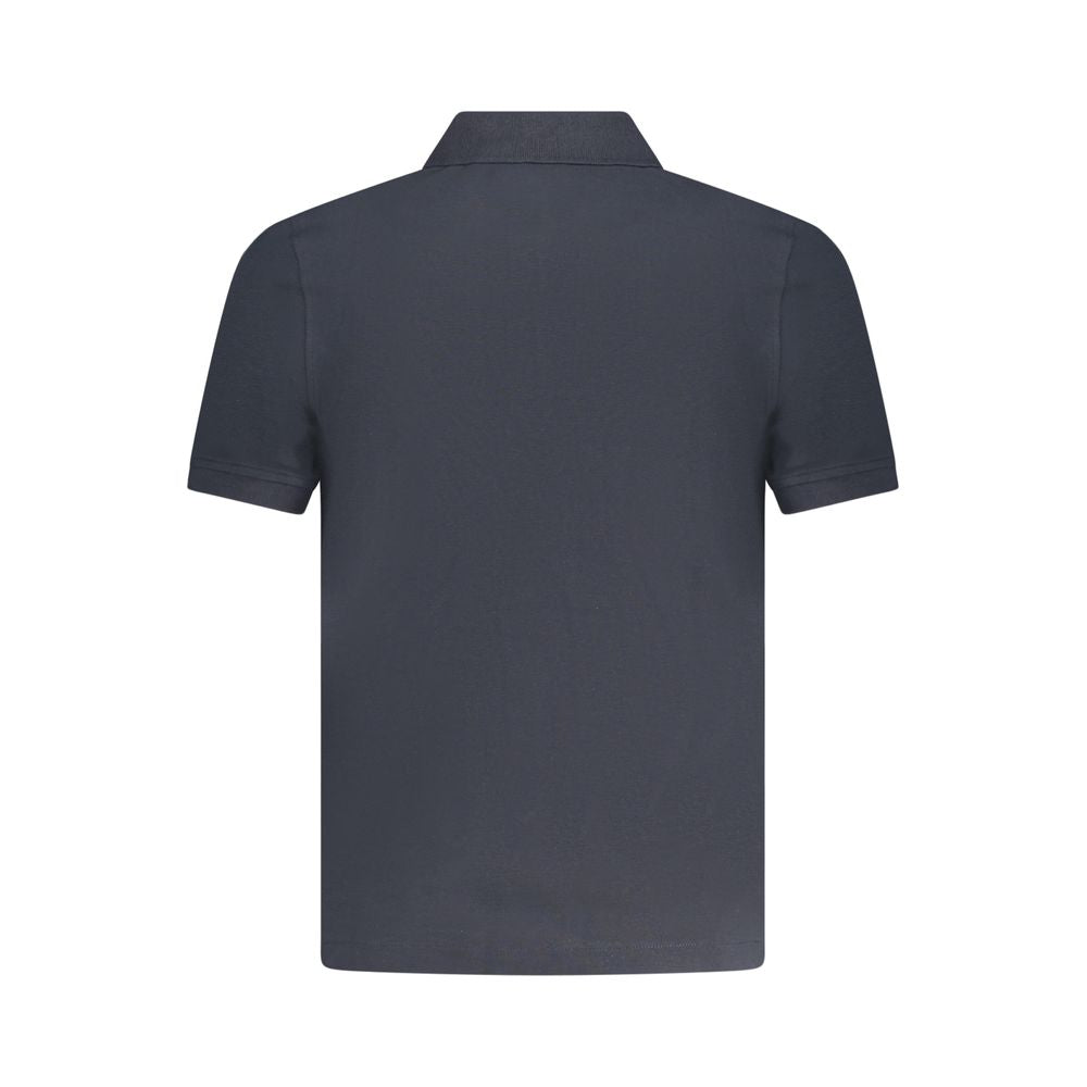 K-WAY Blue Cotton Polo Shirt LUNESCAPE