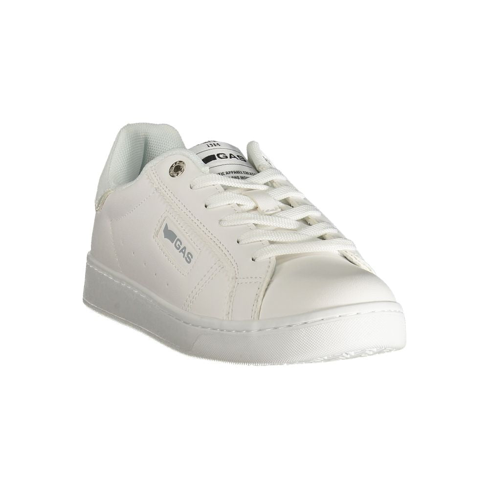 Gas White Polyester Women Sneaker LUNESCAPE