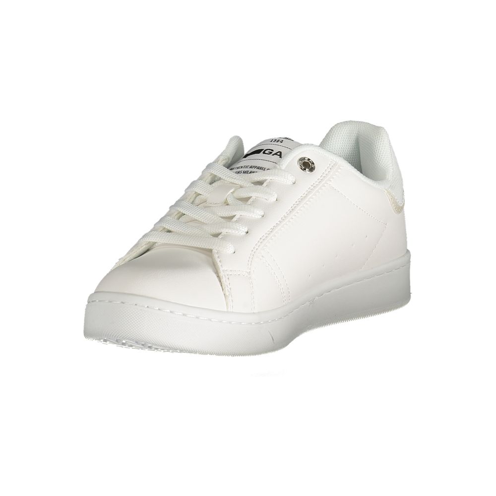 Gas White Polyester Women Sneaker LUNESCAPE