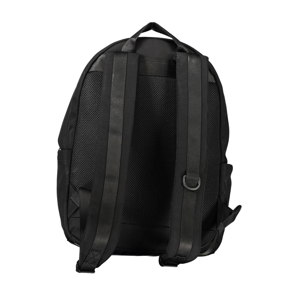 Tommy Hilfiger Black Polyester Backpack LUNESCAPE