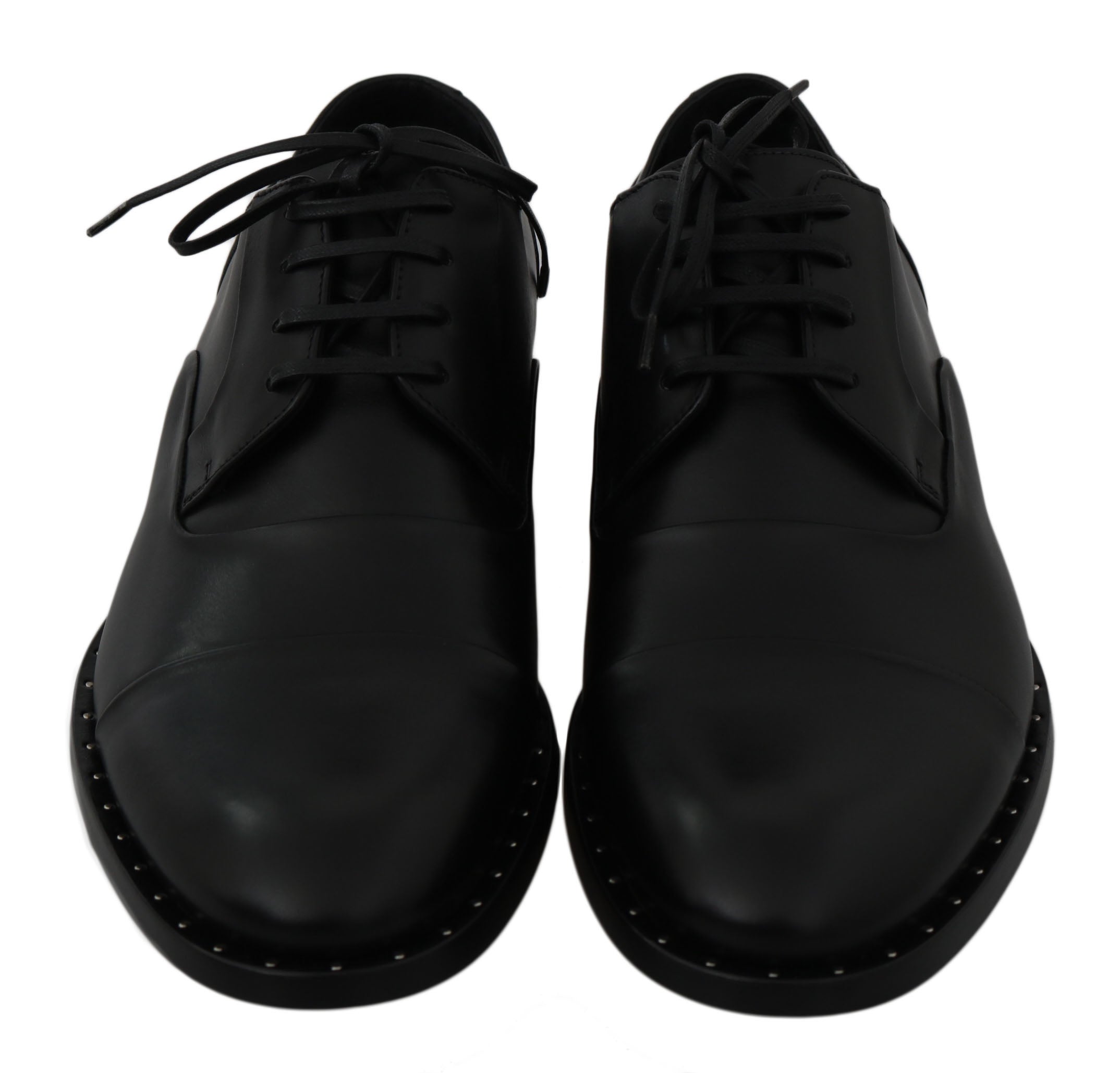 Dolce & Gabbana Sleek Black Leather Formal Dress Shoes LUNESCAPE