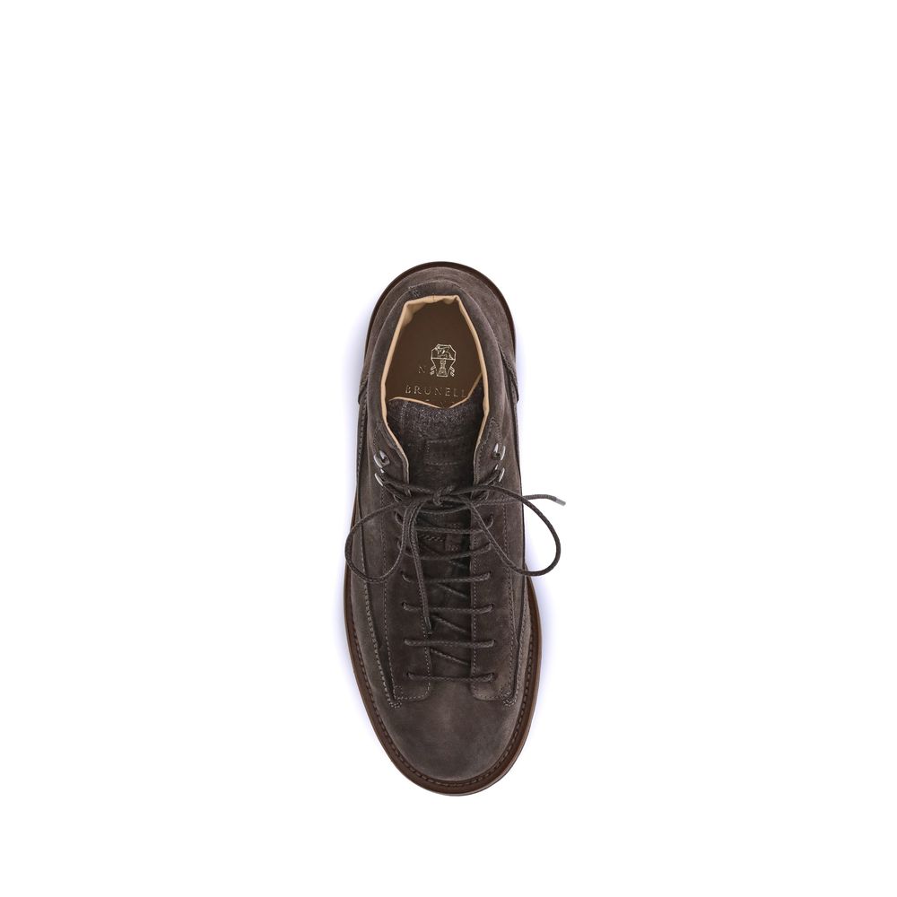 Brunello Cucinelli Suede Ankle Boots LUNESCAPE