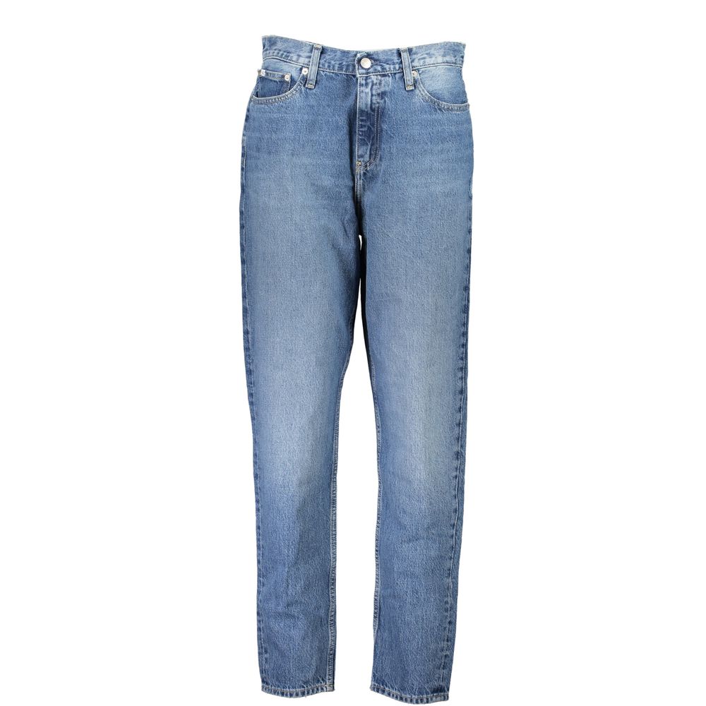 Calvin Klein Blu Cotton Women Jeans