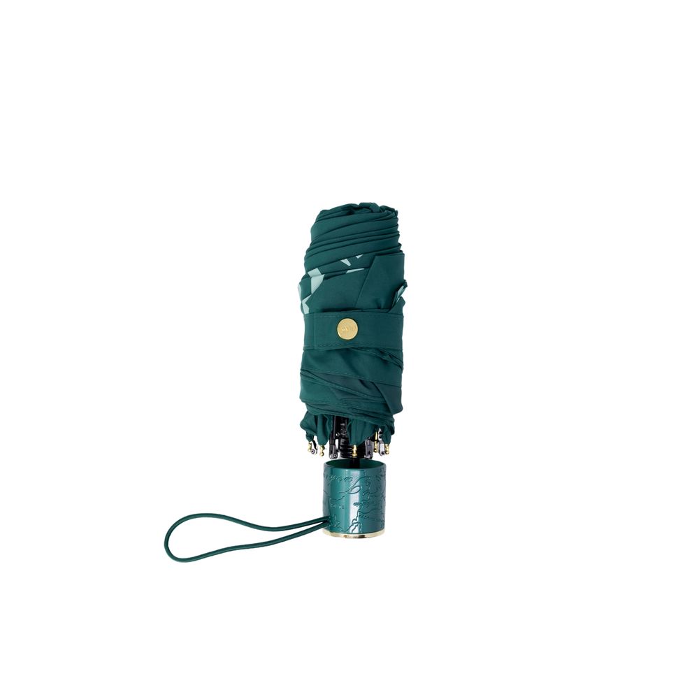 Alviero Martini Prima Classe Green Nylon Umbrella LUNESCAPE