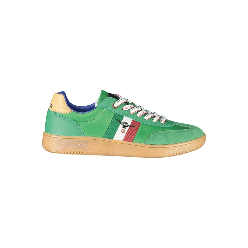 Esercito 1659 Green Leather Men Sneaker LUNESCAPE