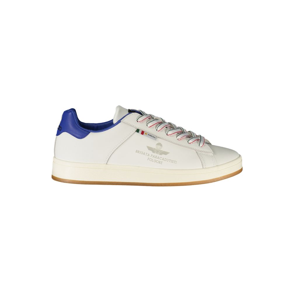 Esercito 1659 White Leather Men Sneaker LUNESCAPE