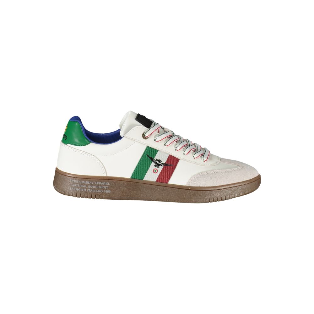 Esercito 1659 White Leather Men Sneaker LUNESCAPE