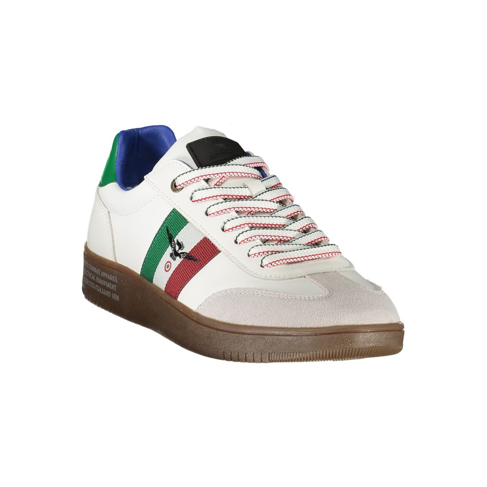 Esercito 1659 White Leather Men Sneaker LUNESCAPE