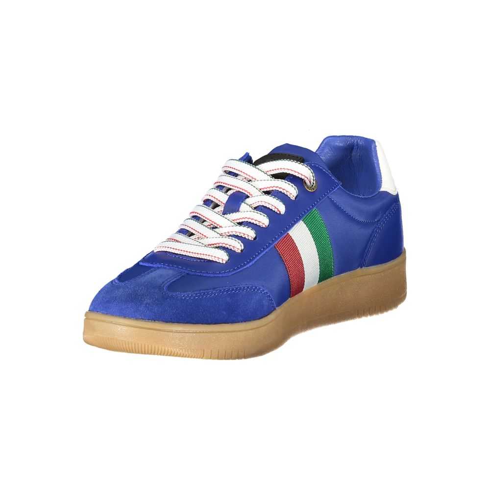 Esercito 1659 Blue Leather Men Sneaker LUNESCAPE