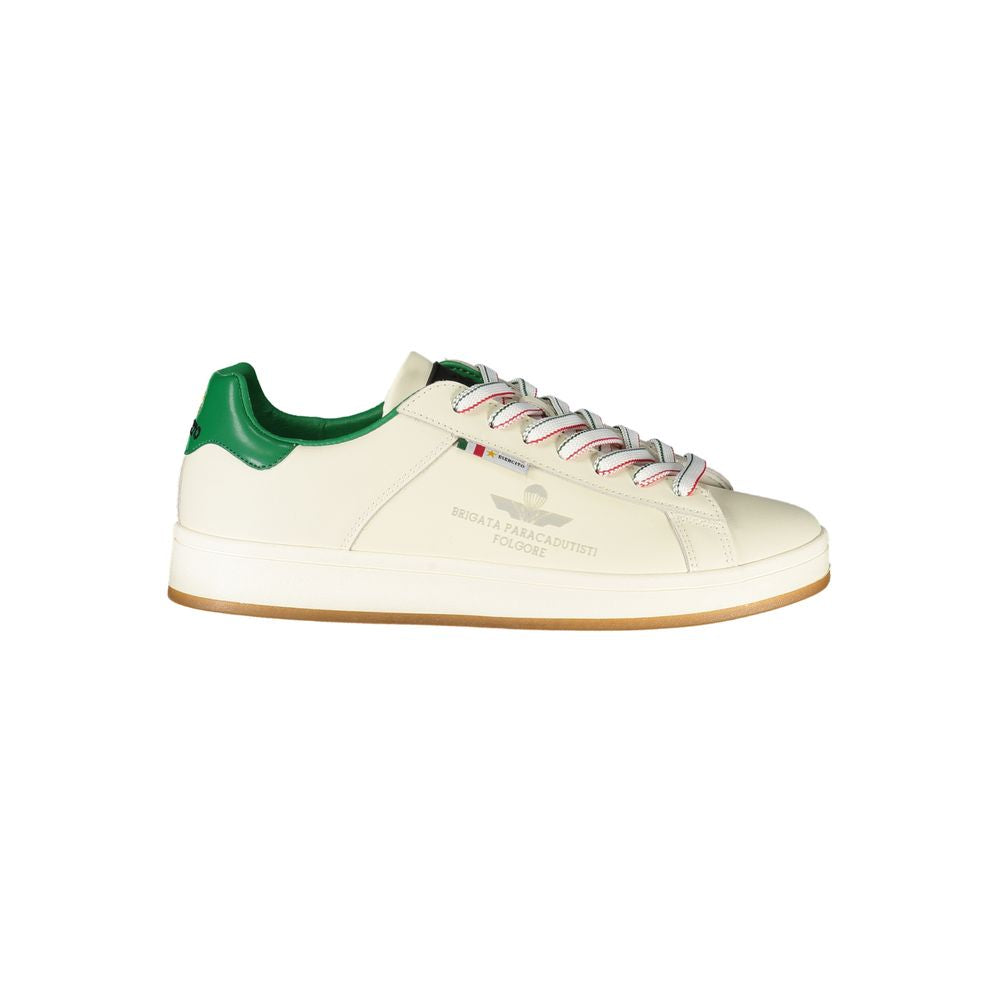 Esercito 1659 White Leather Men Sneaker LUNESCAPE